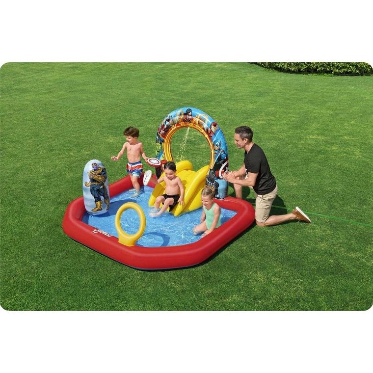 Bestway, The Avengers, plac zabaw, dmuchany, 211-198-125 cm