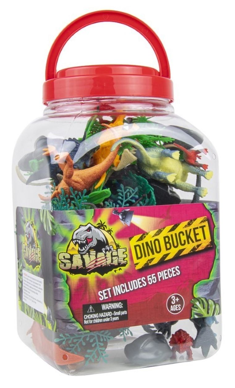 Boley, Park Jurajski, dinozaury, zestaw figurek, 55 elementów