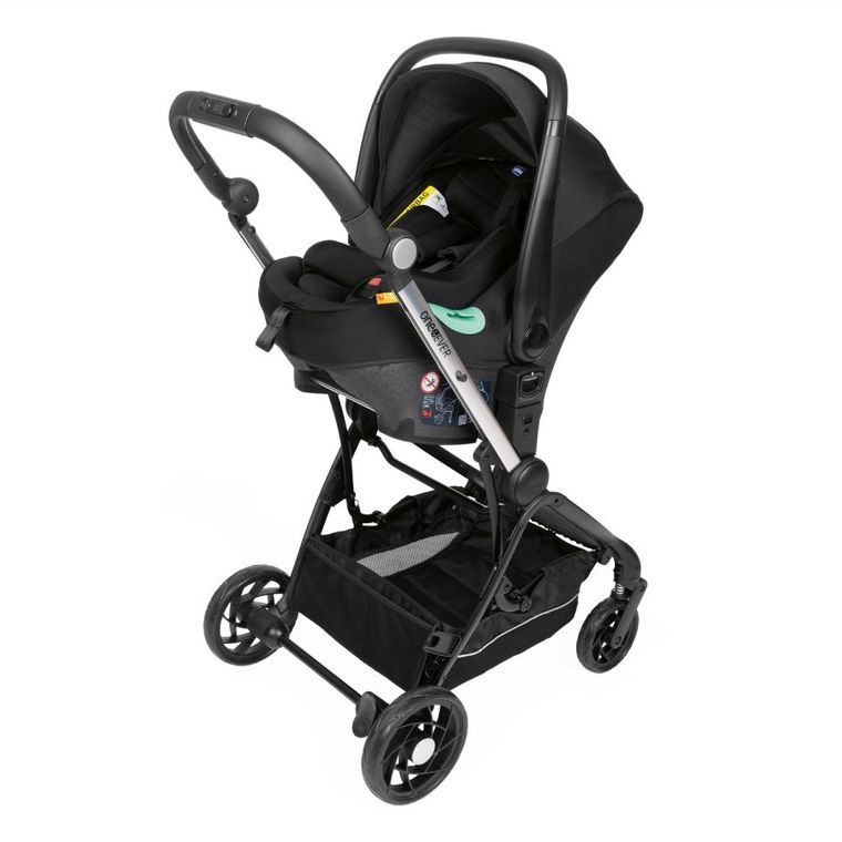 Chicco, One4Ever, wózek spacerowy z dwoma siedziskami, Pirate Black