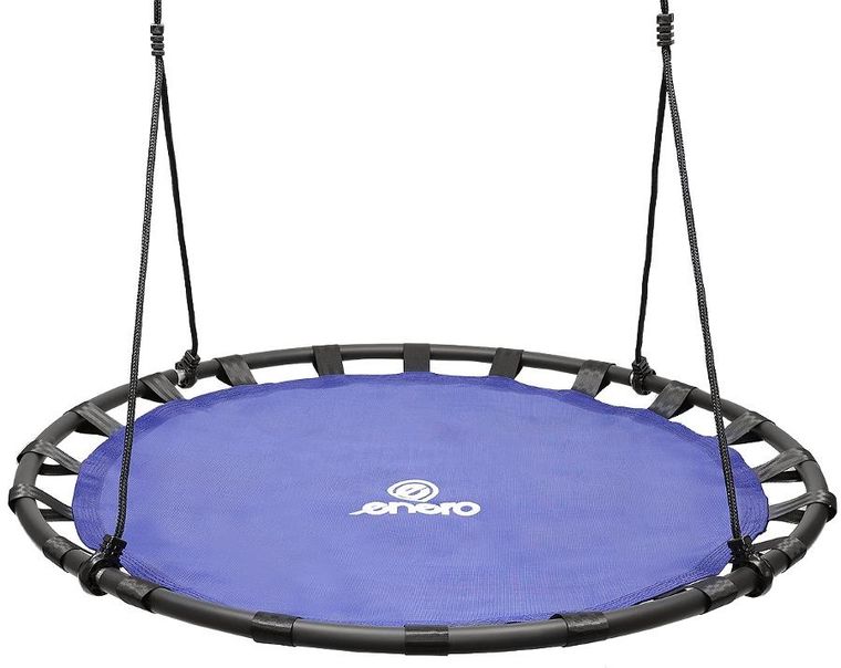 Enero, huśtawka ogrodowa, bocianie gniazdo, 120 cm, niebieska