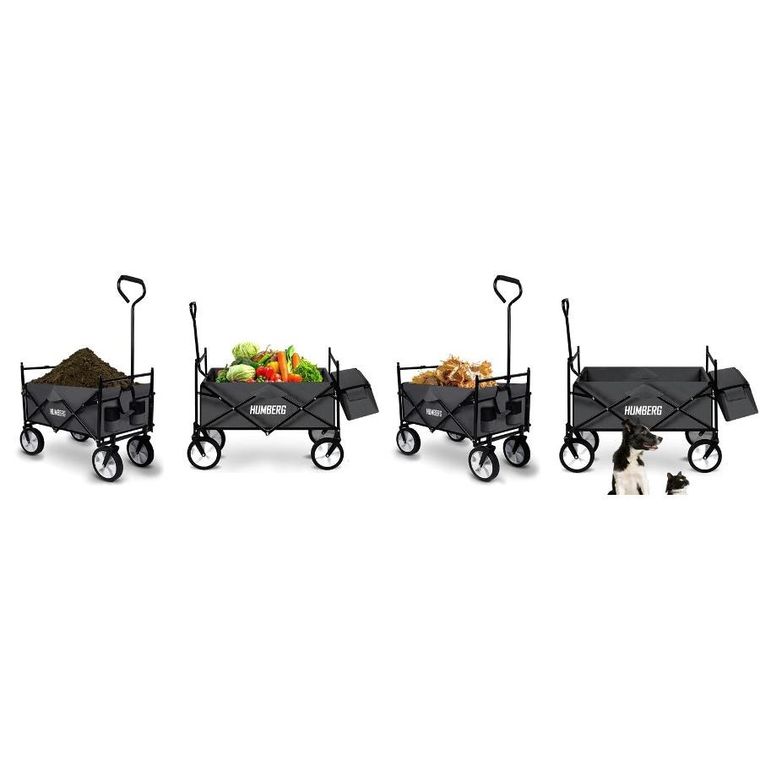 Humberg, wózek transportowy, składany, 80l