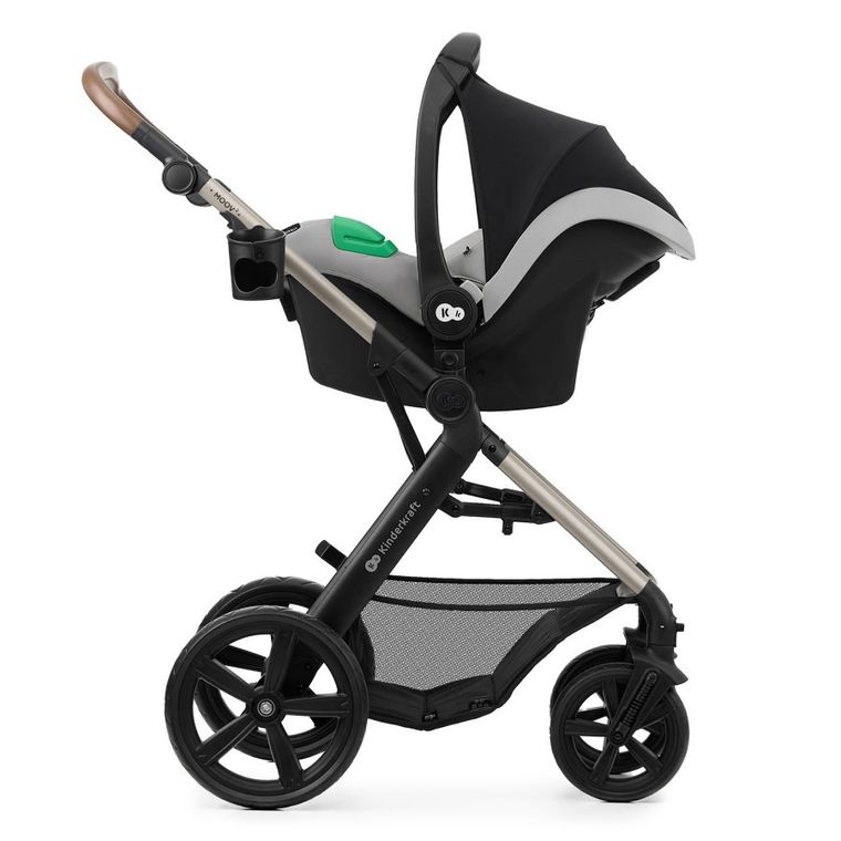 Kinderkraft, Moov 2, wózek wielofunkcyjny, 3w1, Moonlight Grey