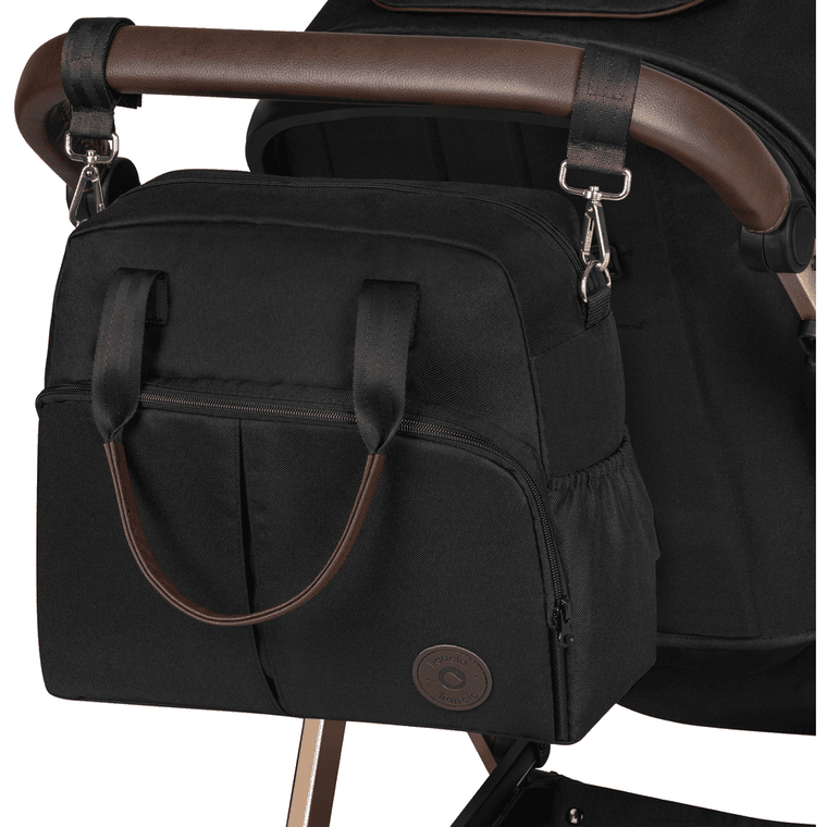 Lionelo, Amber, wózek wielofunkcyjny, 3w1, Black Onyx