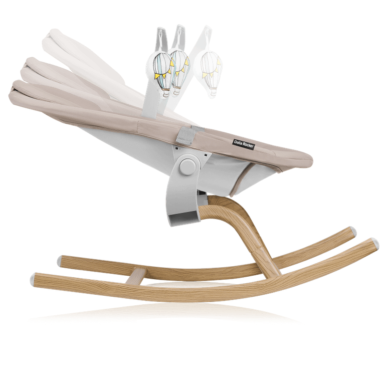 Lionelo, Dalia Set, krzesełko do karmienia, 4w1, Grey Stone Natural