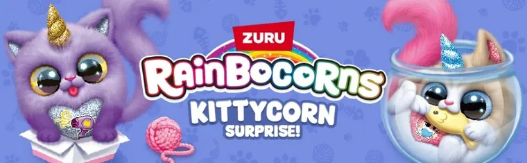 Rainbocorns, Kittycorn Surprise, kotorożec, maskotka niespodzianka, 1 szt.