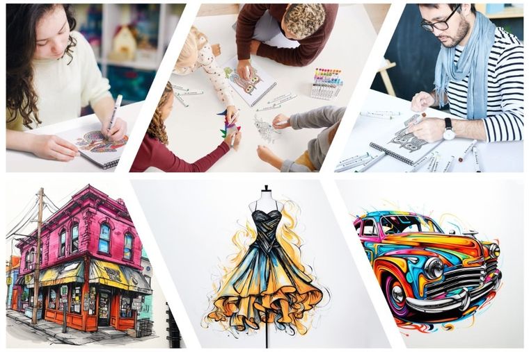 Rawmark, PurePro, promarkery + etui ze stelażem, 80 kolorów