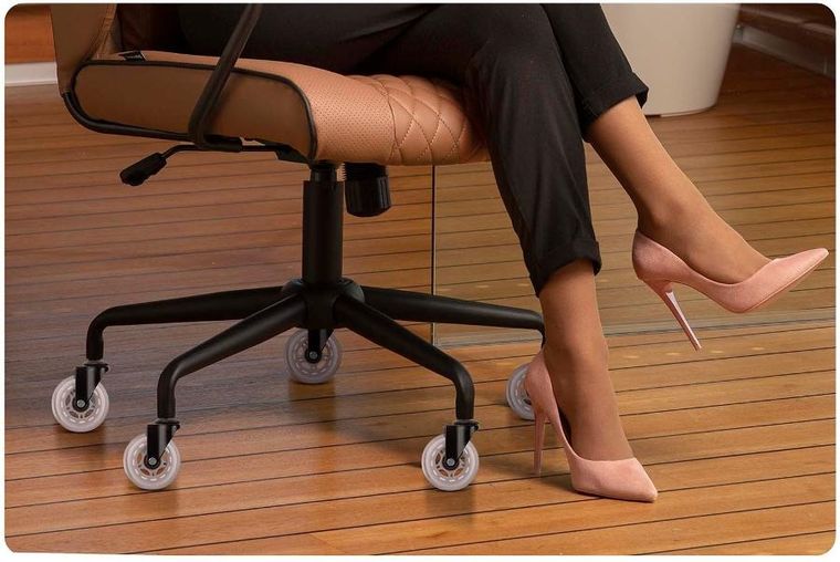 Sofotel, kółka kauczukowe do foteli, przezroczyste, 5 szt.