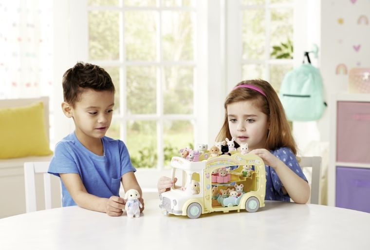 Sylvanian Families, Kolorowy Autobus, rozkładany pojazd, 5744