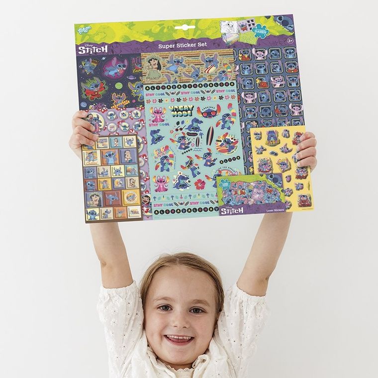 Totum, Lilo i Stitch, duży zestaw naklejek, 300 elementów