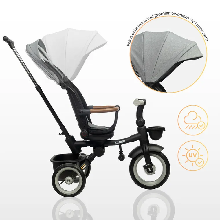 Toyz, Saber, rowerek 3-kołowy, beige