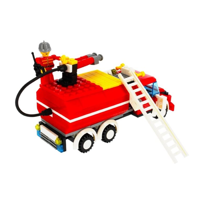 Alleblox, wóz strażacki, klocki konstrukcyjne, 299 elementów