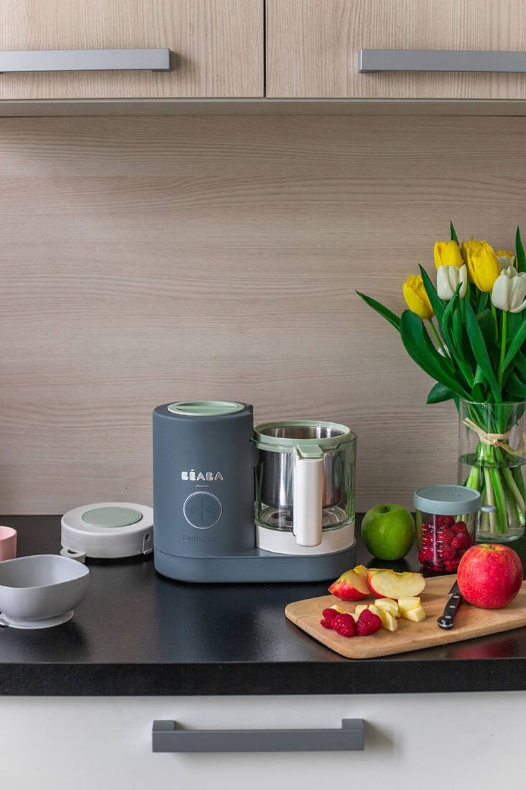 Beaba, Babycook Neo, urządzenie do miksowania i gotowania na parze, Mineral Grey