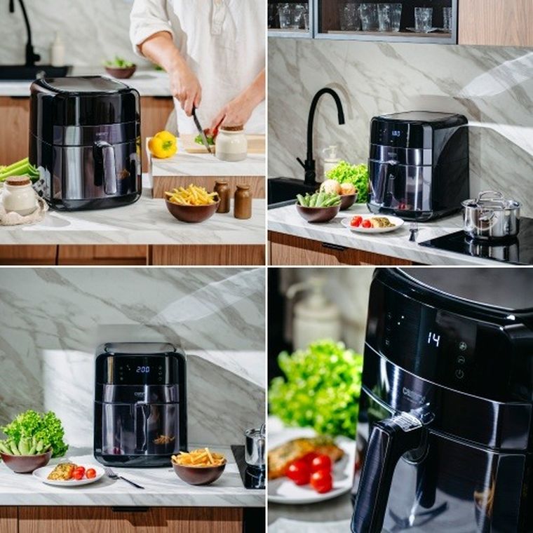 Camry, frytkownica beztłuszczowa, air fryer, 9 programów, 5l