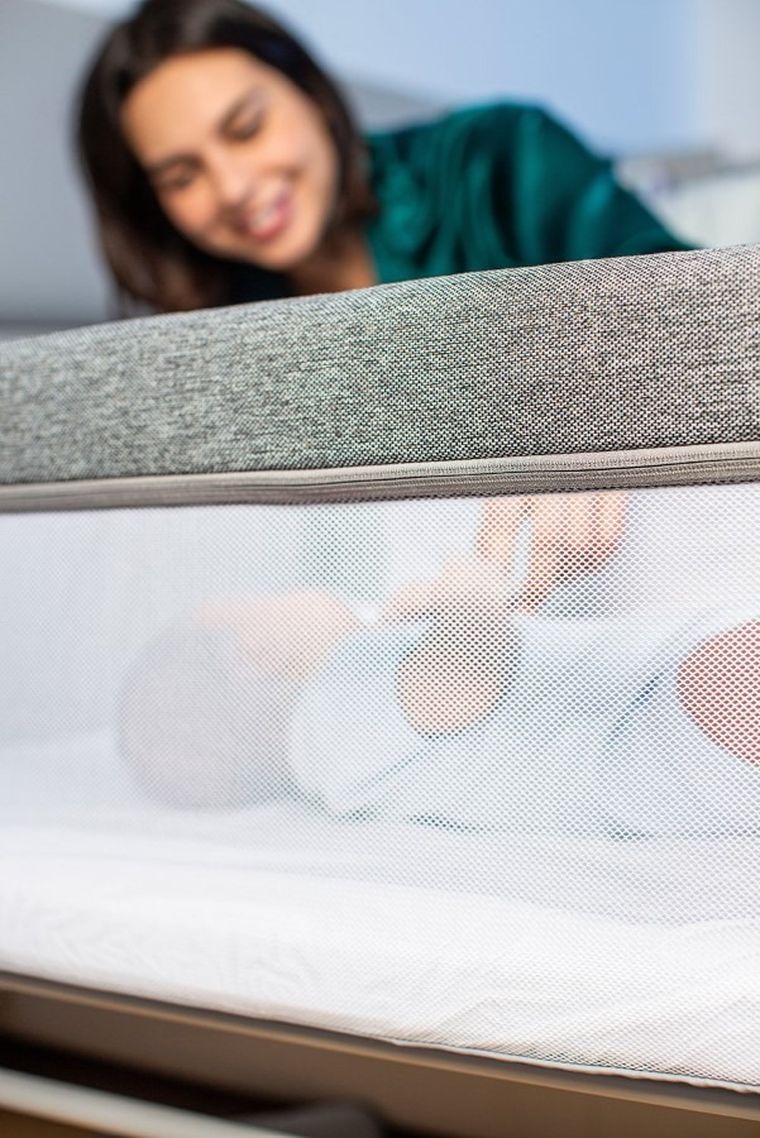 Chicco, Co-Sleeping, Next2Me, Magic Evo, łóżeczko dostawne, dark grey