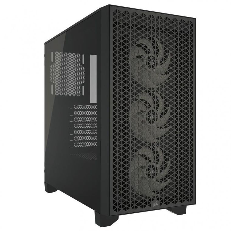 Corsair, obudowa komputerowa, 3000D Airflow RGB TG Mid-Tower, czarna