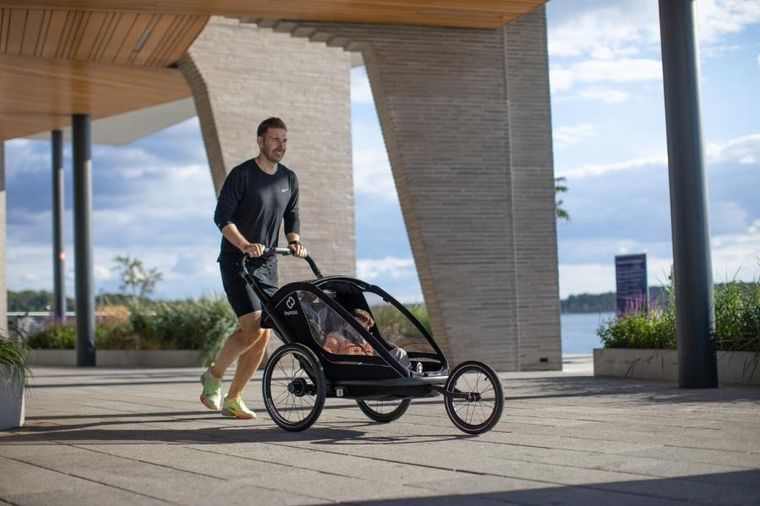 Hamax, Breeze One, przyczepka rowerowa, Black