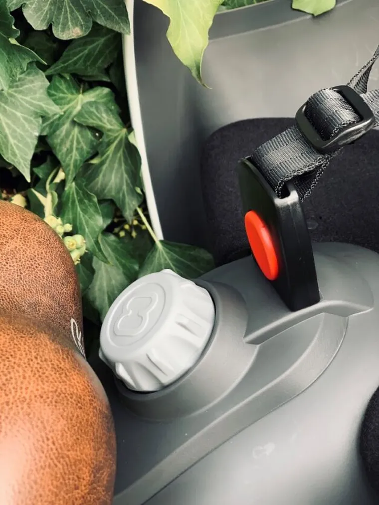 Hamax, Caress, fotelik rowerowy montowany na bagażniku, White/Black