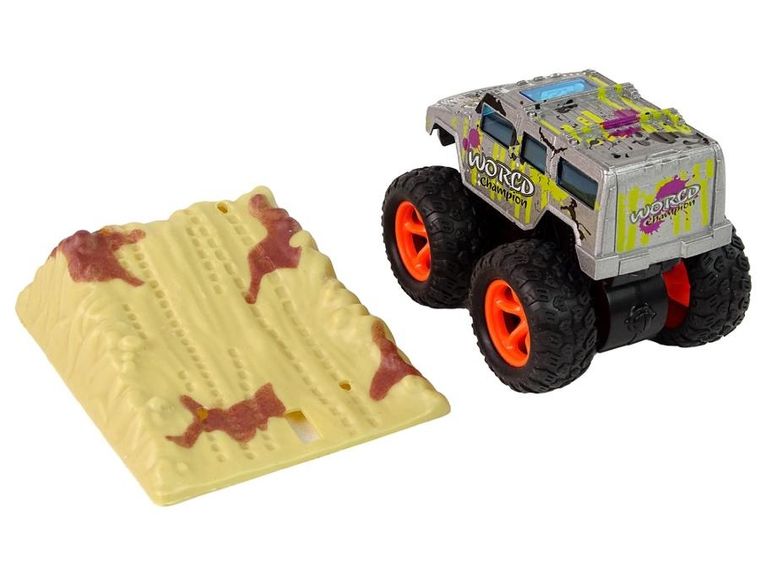 Lean Toys, BigFoot Die-Cast, pojazd z napędem i rampą, 1 szt.