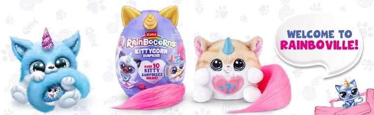 Rainbocorns, Kittycorn Surprise, kotorożec, maskotka niespodzianka, 1 szt.