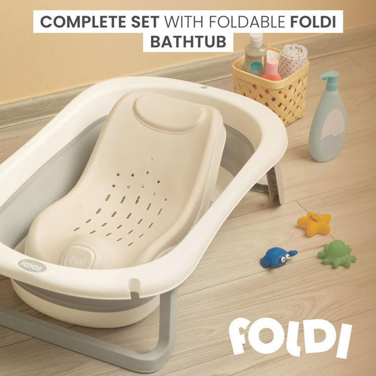 Sensillo, Posi, wkładka do wanienki składana, beżowy