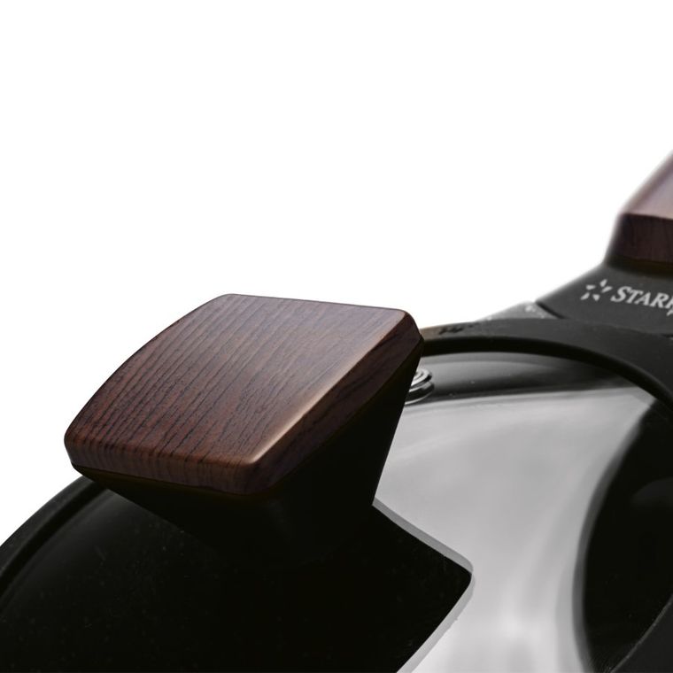 Starke Pro, Redwood, zestaw garnków z pokrywką i patelnia, 10 elementów