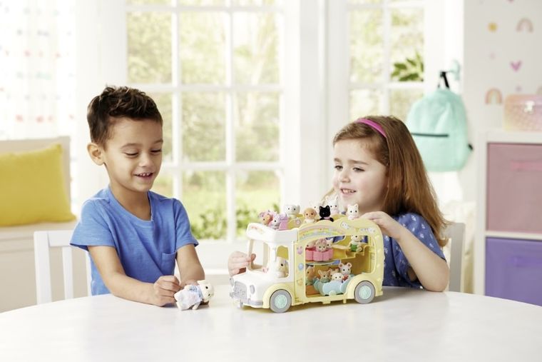 Sylvanian Families, Kolorowy Autobus, rozkładany pojazd, 5744