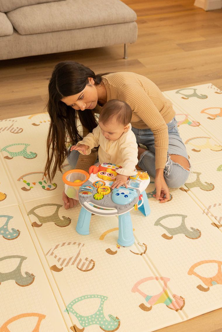 Toyz, Spark, chodzik, stolik edukacyjny, 2w1, pink