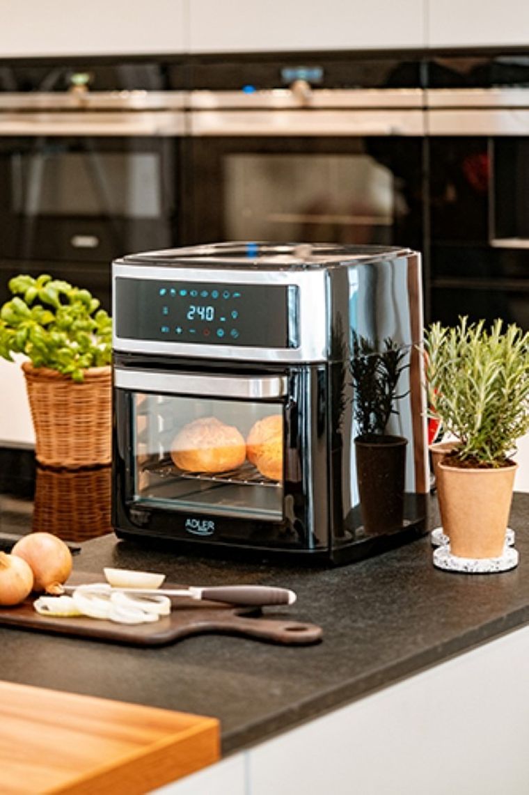 Adler, piekarnik beztłuszczowy 8w1, 13l