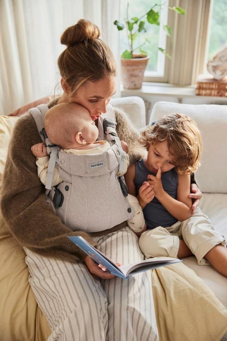 BabyBjörn, Harmony, nosidełko, woven, jasny beż