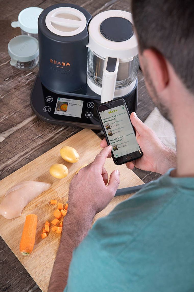 Beaba, Babycook Smart, urządzenie kuchenne wielofunkcyjne, Charcoal Grey