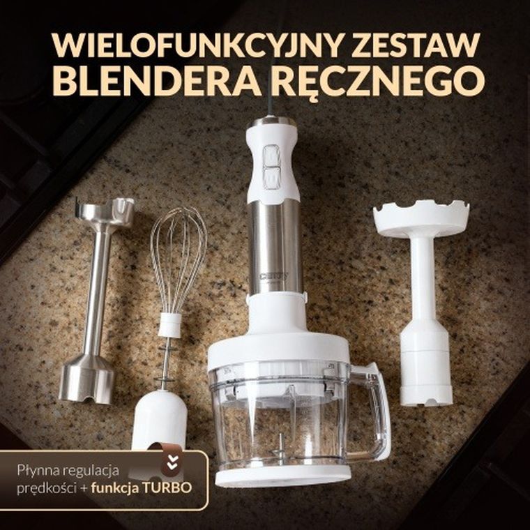 Camry, blender ręczny, zestaw, 1600W