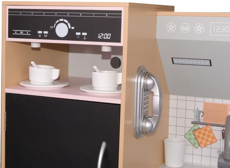 Enero, kuchnia drewniana, lampka LED, wooden, 87-30-83.5 cm