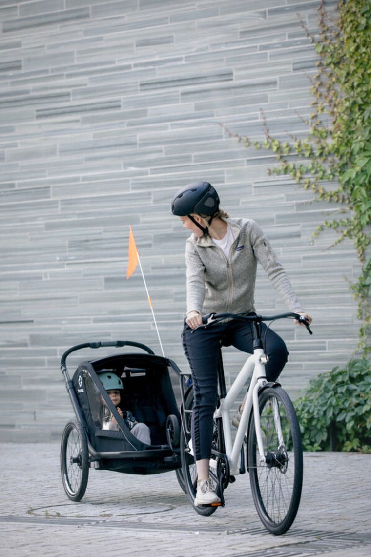 Hamax, Breeze One, przyczepka rowerowa, Black