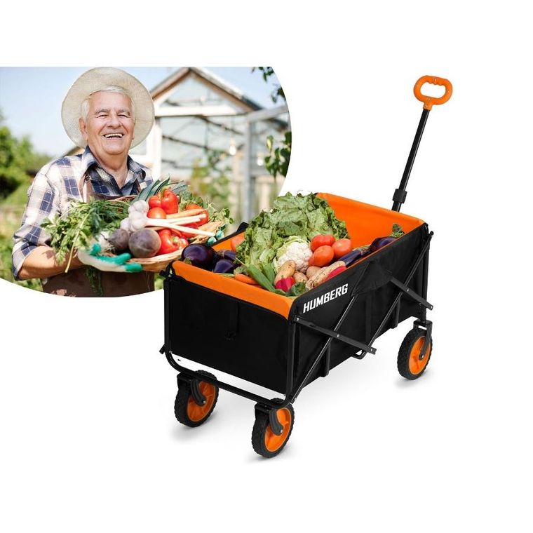 Humberg, wózek transportowy, składany, 100l