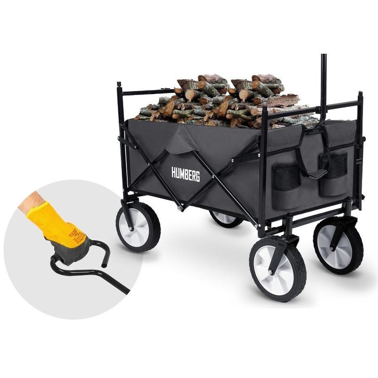 Humberg, wózek transportowy, składany, 80l