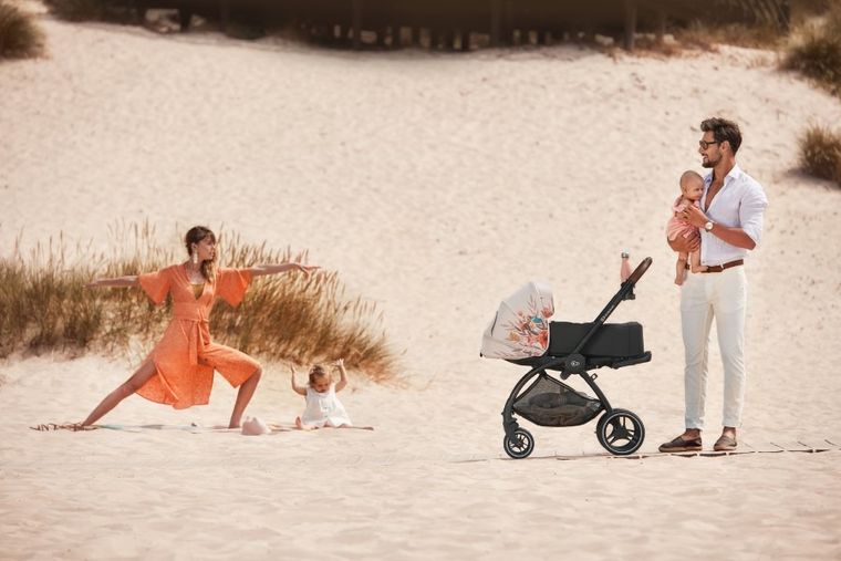 Kinderkraft, Evolution Cocoon, wózek wielofunkcyjny 2w1, Bird
