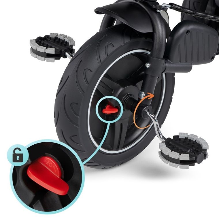 Kinderkraft, Spinstep, rowerek trójkołowy, Grey