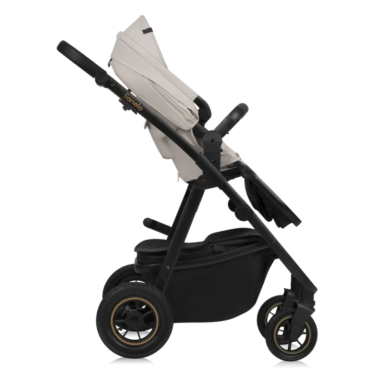 Lionelo, Amber Plus, wózek wielofunkcyjny 3w1, Beige Sand