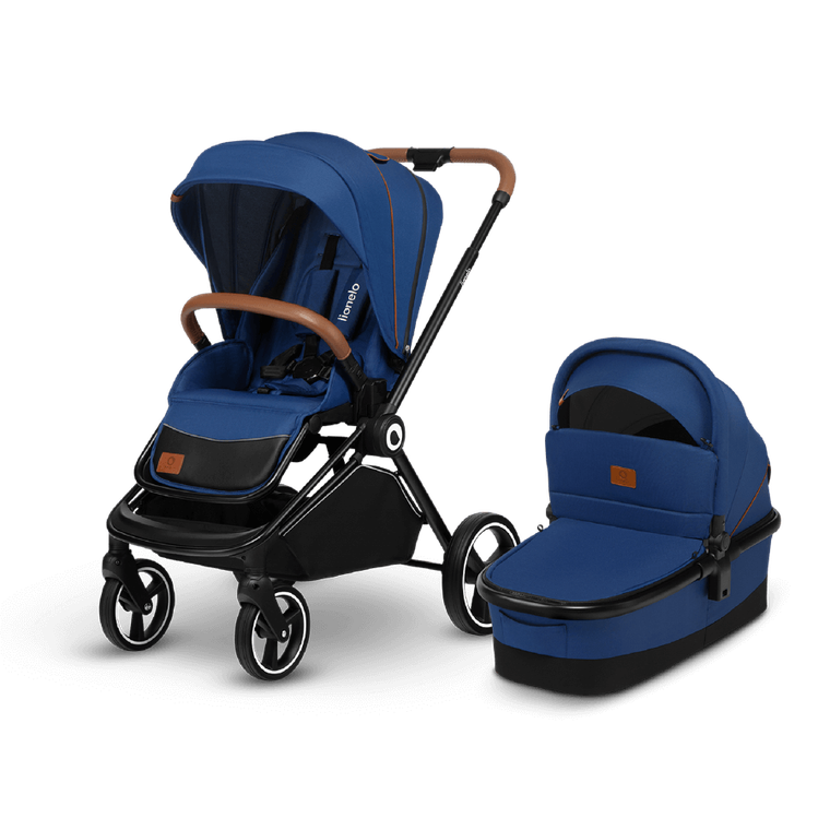 Lionelo, Mika, wózek wielofunkcyjny z fotelikiem, 3w1, Blue Navy