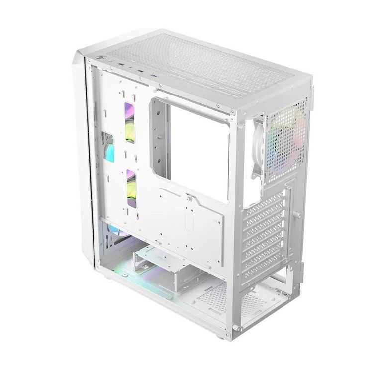 Logic Concept, obudowa komputerowa, Portos ARGB Midi USB 3.0, biała