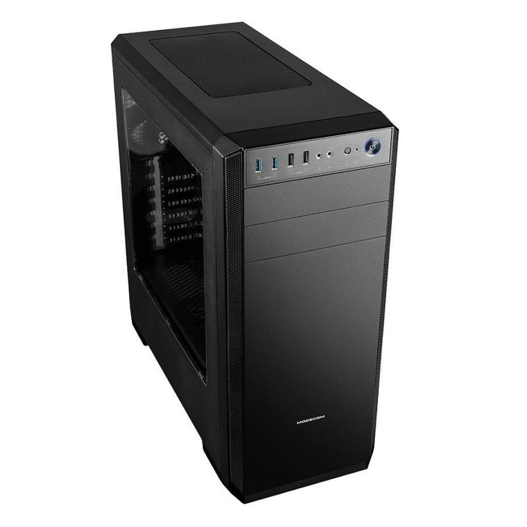 Modecom, Oberon Pro, obudowa, AT-OBERON-PR-10-000000-0002, ATX, ITX, Micro ATX, czarny