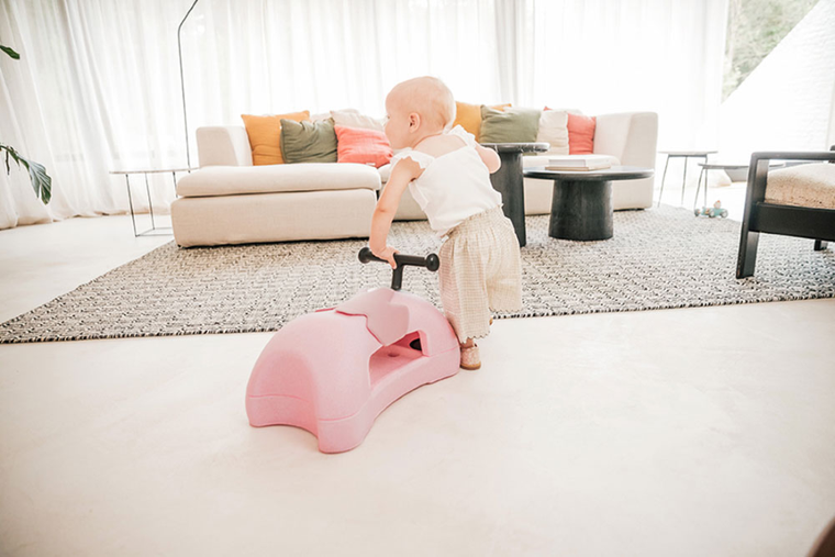 Scoot & Ride, My First, ewolucyjny jeździk pchacz, rose, 3w1
