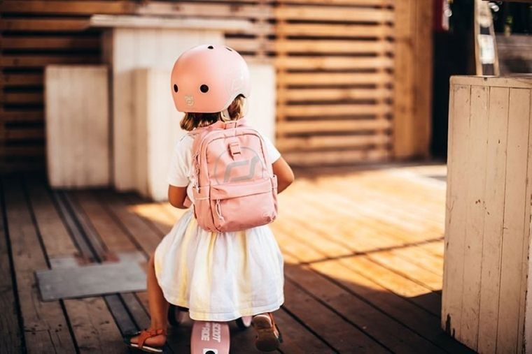 Scoot & Ride, plecak na hulajnogę, 8l, Rose