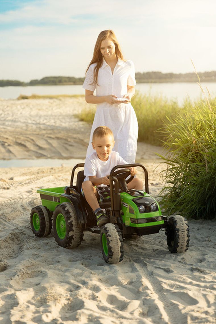 Toyz, Hector, Traktor, pojazd na akumulator, czerwony