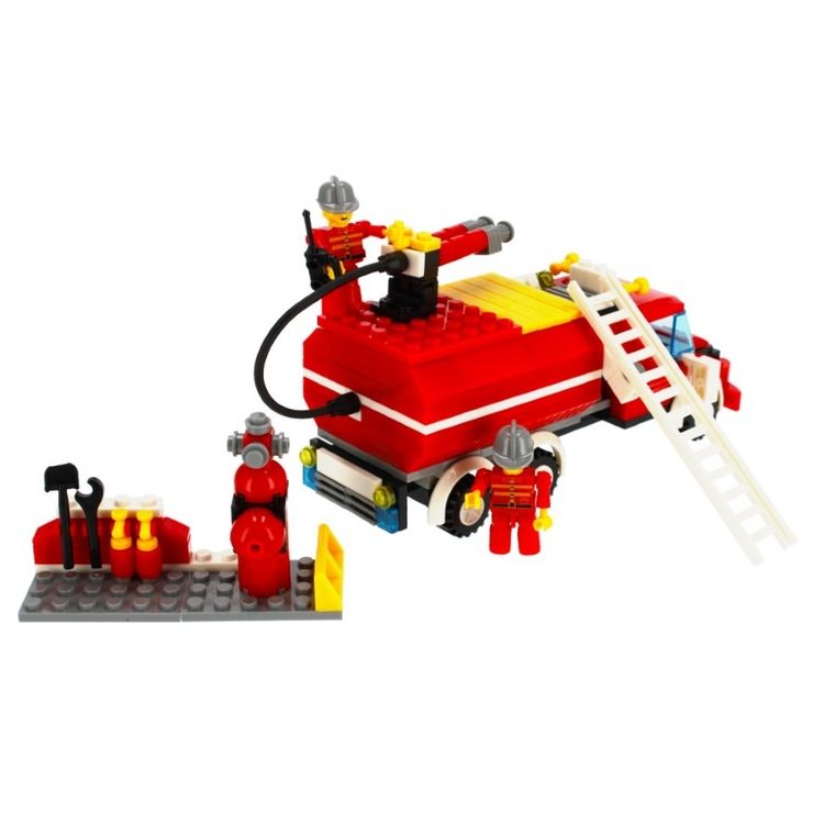 Alleblox, wóz strażacki, klocki konstrukcyjne, 299 elementów