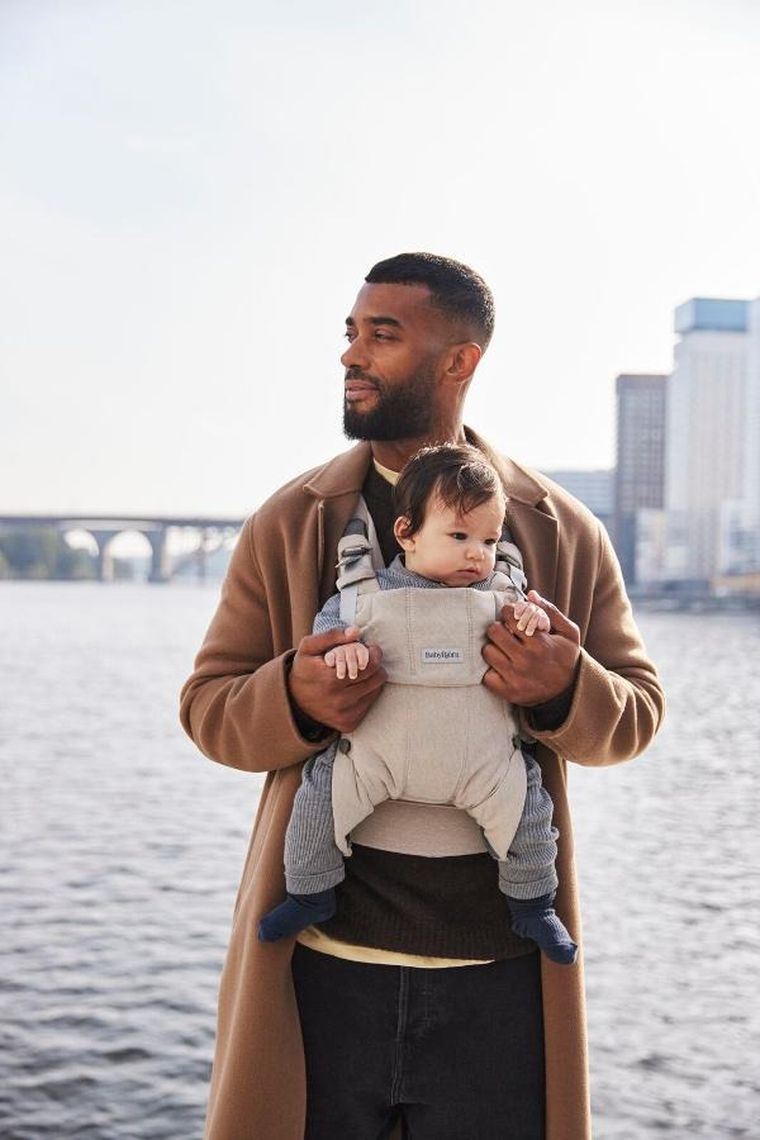 BabyBjörn, Harmony, nosidełko, woven, jasny beż