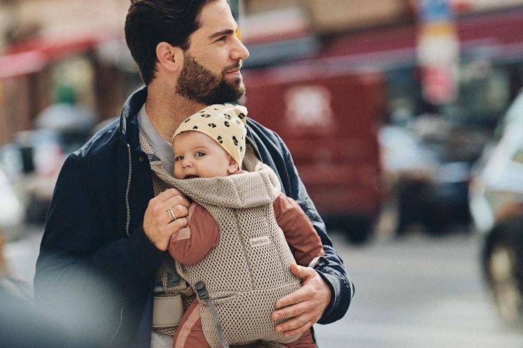 BabyBjörn, Move 3D Mesh, nosidełko, szary beż