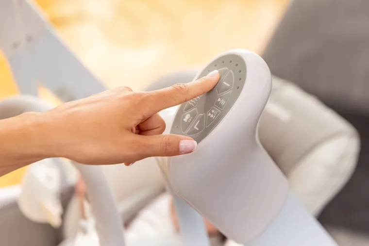 Caretero, Indigo Black, krzesełko + huśtawka, Green