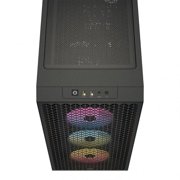 Corsair, obudowa komputerowa, 3000D Airflow RGB TG Mid-Tower, czarna
