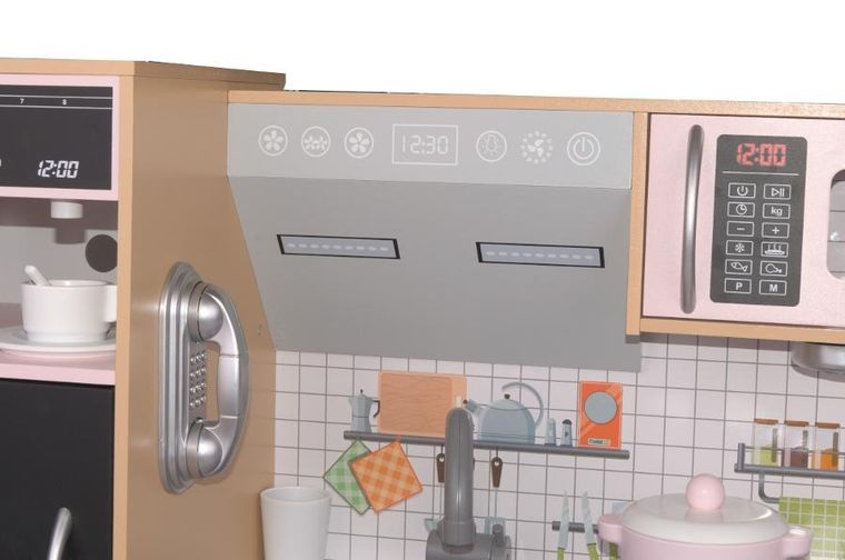 Enero, kuchnia drewniana, lampka LED, wooden, 87-30-83.5 cm